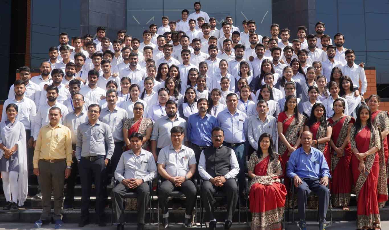 Large group of students at an annual event